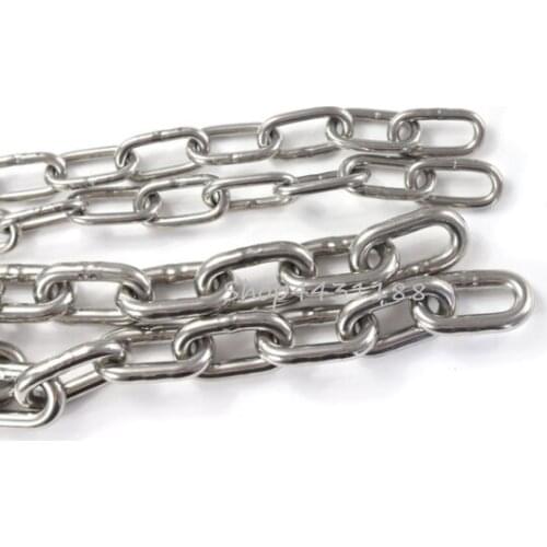 5/6mm, high quality 304 stainless steel lifting Chain drag chain waterproof rigging chains