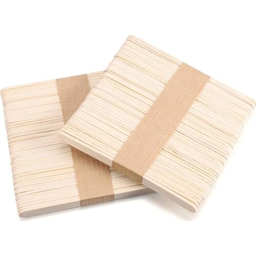 50-150Pcs Wooden Stirring Stick For Epoxy Resin Mold Popsicle Ice Cream Sticks Jewelry Making Handmade Craft Tools Supplies