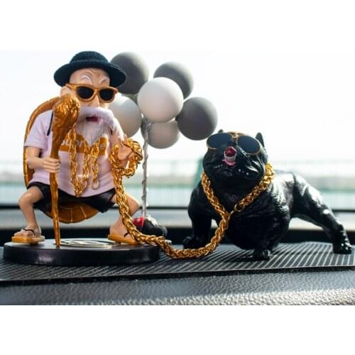 Cartoon anime character modeling car decoration personality car interior accessories boys new car accessories student gifts