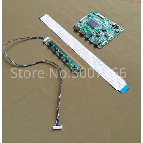 For N133HSE-EA1/EA3/EB1/EB3 5V micro USB 30-Pin EDP laptop screen WLED 1920*1080 2mini LCD monitor controller board DIY kit
