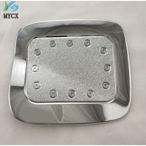 For Toyota Land Cruise 4500 LC100 FJ100 1998-2004 ABS Chrome Car accessories styling Auto Oil Fuel Tank Cover
