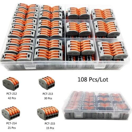 Electrical splice Crimp Connector Universal Compact Wiring Connector,electrical wire connectors for cable push-in Terminal Block