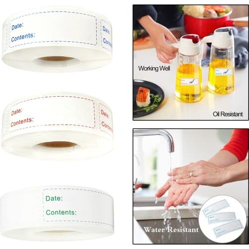 1x3'' Storage Labels Freezer Label Expiration Stickers Grocery Jar Tape