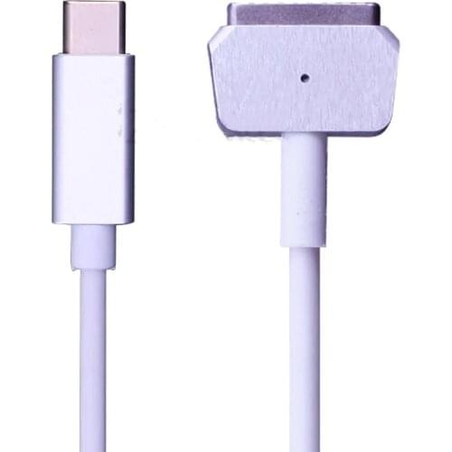 USB C Type C Femal to Magsaf* 1/2 Cable Cord Adapter For Apple MacBook Air/MacBook Pro 45W 60W 85W 12/13/15"