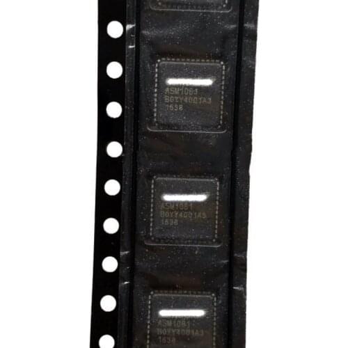 5-10pcs New ASM1061 QFN48 Transfer card PCI-E to SSD hard disk SATA 3.0 expansion card chip