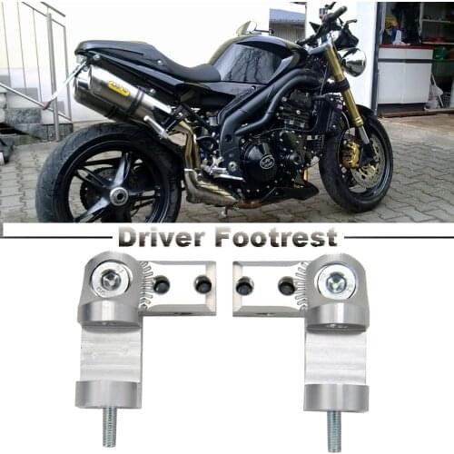NEW Motorcycle For Triumph Speed Triple 1050 For Triumph Speed Triple 955i Foot Peg Passenger Footpeg Lowering Kit