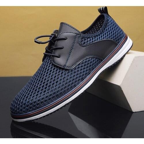 Summer Breathable Comfortable Mesh Male Running Shoes Walking Outdoor Sport Men Lightweight Sneakers