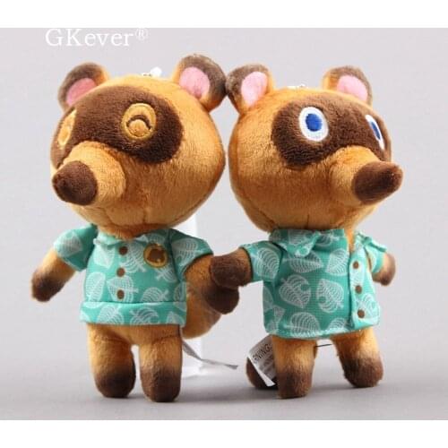 Tom Nook Animal Crossing Plush Toy Raccoon Soft Stuffed Dolls Anime Soft Toys Kid Gift 14-26 cm