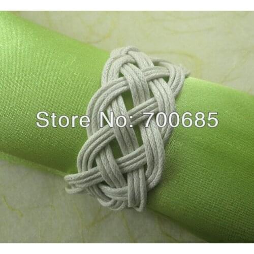 Wire napkin ring, napkin holder for wedding