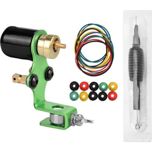 Tattoo Motor Machine Rotary Cartridge Tattoo Machine Kit Tattoo Needle Tattoo Tube Tattoo Grommets Rubber Band Tattoo Supplies