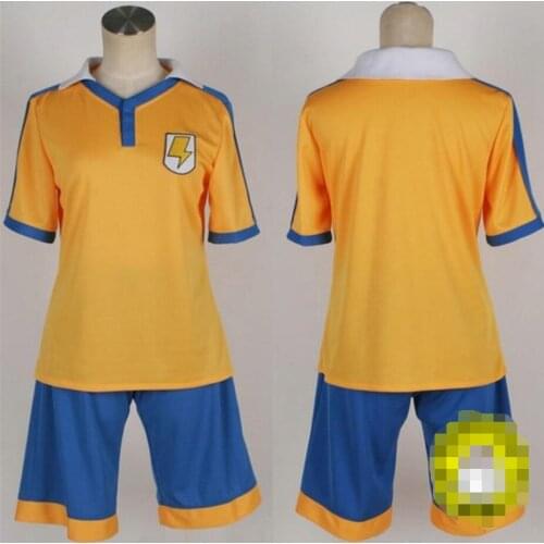 Can be tailored Anime Inazuma Eleven cosplay Mark Evans uniforms Halloween party Daily sportswear Unisex costume