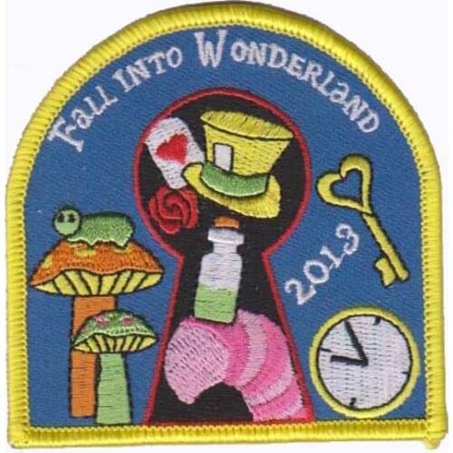Embroidered Patches/Labels, Available in Various Designs and Types, Customized Designs are Welcome, 74, free shipping