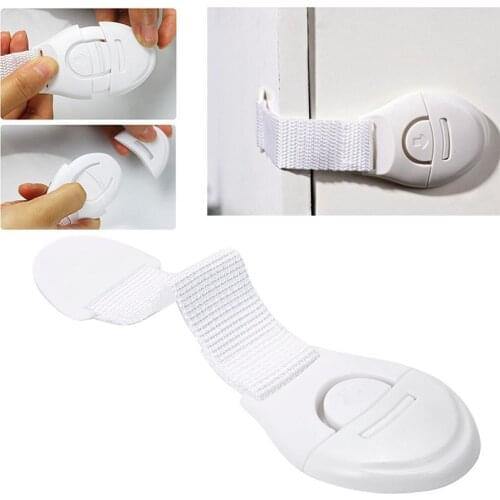 1pcs Child Lock Protection Of Children Locking Doors For Childrens Safety Kids Safety Plastic Protection Safety Lock Furniture
