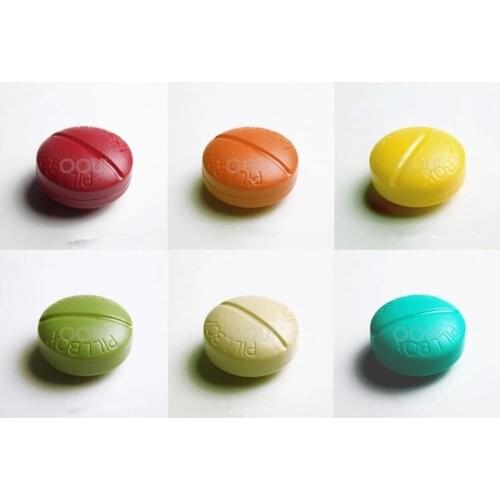 1PC Pill Medicine Box Grid Round Drugs Tools Weekly Health Care Pill Case Organizer Medicine Storage Kit Dispenser OK 0254