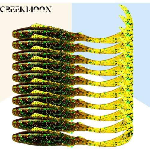 20pcs/lot 9.3cm 4.3g Fishing Lure Soft Swimbait Shiner Shad Pike Troute Pesca Artificial Jig Head Fly Fishing Silicon Rubber