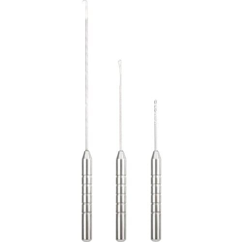 3PCS Fishing Lure Needle Bait Boilies Drill Stringer Needles Making Tools Rigs Loading Accessories Carp Fishing Bait Needle Set