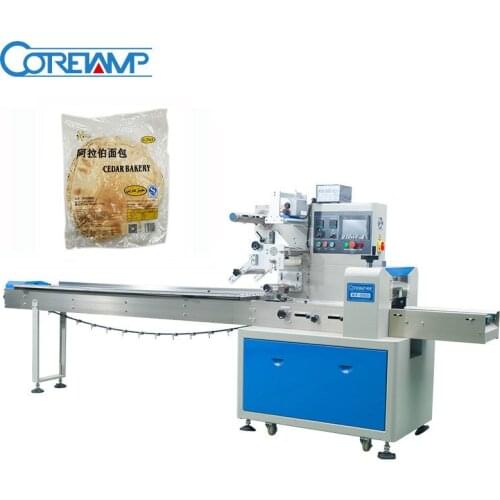 Automatic Pita Bread Flow Wrap Pack Machine