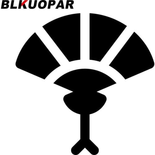BLKUOPAR for Sensu Fan Stickers Waterproof Fashionable Decals Simple Creative Windshield Skateboard Decor Car Door Protector