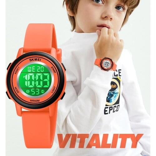 SKMEI 1721 Military Kids Sport Digital Watch Waterproof Electronic Wristwatch Stopwatch Children Boys Girls Gift Clock Drop Ship