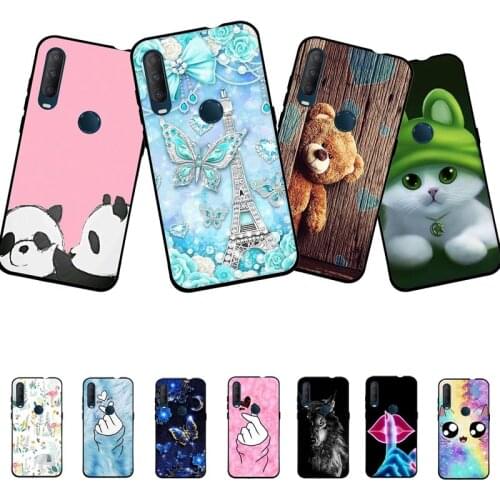 For Alcatel 1SE 2020 Cover Soft TPU Silicone Capa For Alcatel 1SE 1 SE 2020 Case Cats Funda For Alcatel 1se 2020 Shell Coque