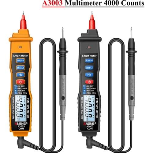 A3003 Digital Multimeter Pen Professional 4000 Counts Smart Meter with NCV AC/DC Voltage Resistance Capacitance Testers with Box