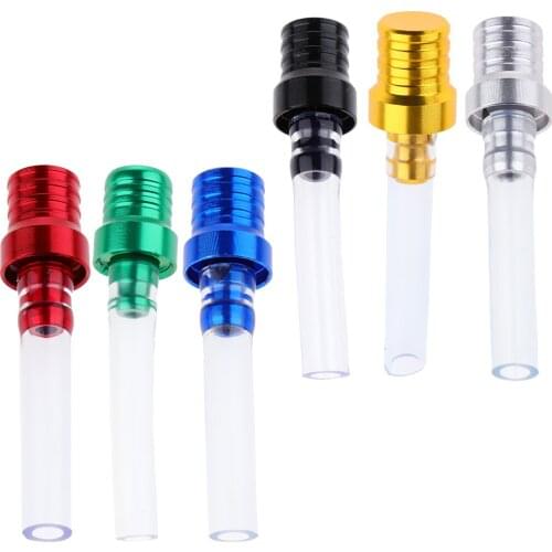 CNC Motorcycle Gas Fuel Tank Cap Air Valve Vent Tube Breather Hose Yellow