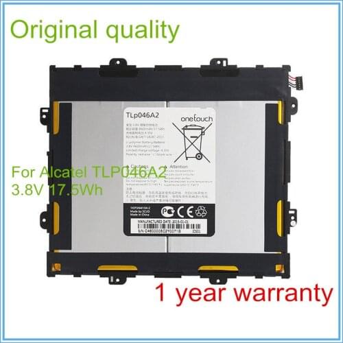 For TLp046A2 Battery 100% Original Battery 4600mAh Replacement Accessary For TLp046A2 Bateria