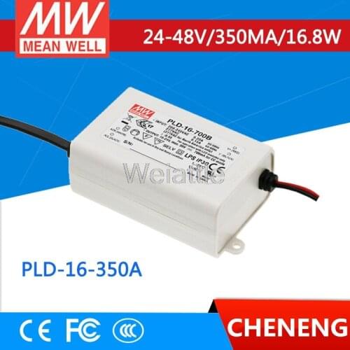 MEAN WELL original PLD-16-350A 48V 350mA meanwell PLD-16 48V 16.8W Single Output LED Switching Power Supply