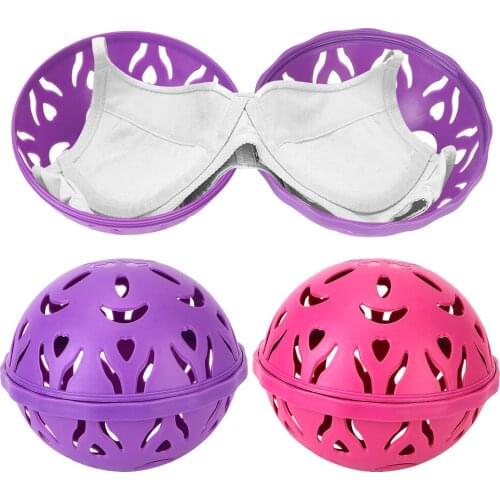 Reusable Bubble Bra Double Ball Saver Washer for Washing Machine Keeping Clothes Eco-friendly Bra Laundry Balls