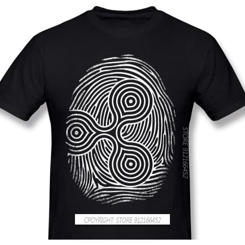 Men XRP Ripple Coin Cryptocurrency Black T-Shirts Ripple Finger Print TShirt Pure Cotton Tee Harajuku Shirt For Adult
