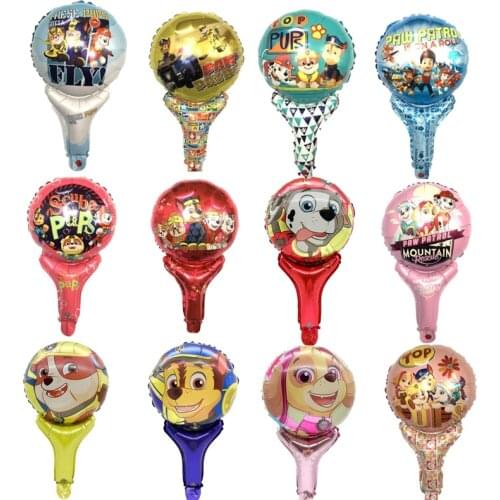 Paw Patrol Birthday Ballons Model Chase Skye Ryder Marshall Figures Balloon Boys Girls Party DIY Deco Toys Set For Children