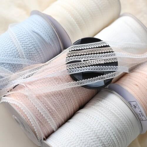 New Colors Arrival 30m/lot 8mm white/beige/deep pink/skin smooth textile small lace trimming diy sewing craft small trims X455