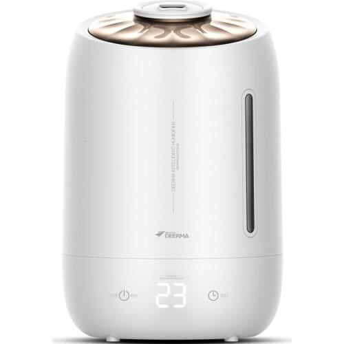 New Deerma Household Air Humidifier Air Purifying Mist Maker Timing With Intelligent Touch Screen Adjustable Fog Quantity