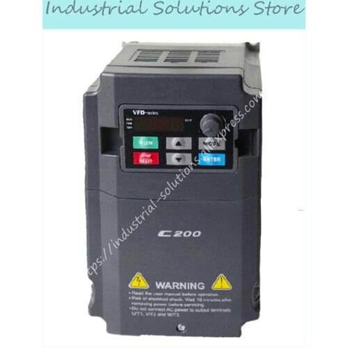 New Original 1 Phase Inverter VFD015CB21A-20 OUTPUT With Keypad 1PH INPUT 3PH 1500W 1.5KW 2HP 220V 0~600Hz