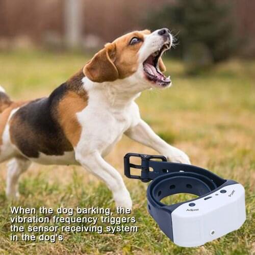 Behogar Dog Bark Control Collar with Spray USB Rechargeable Safe Dog Barking Controller Pet Citronella Collar Training Device