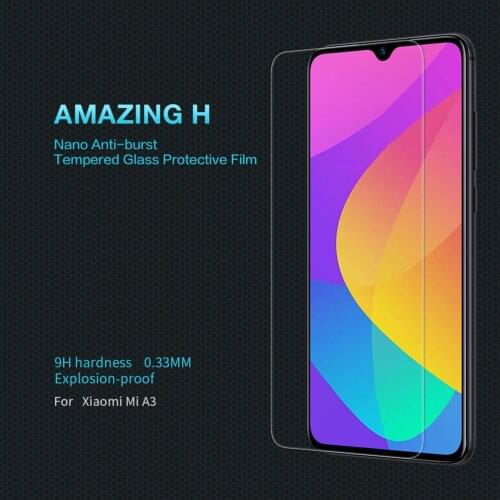 For Xiaomi Mi CC9e NILLKIN Amazing H Nanometer Anti-Explosion Tempered Glass Screen Protector