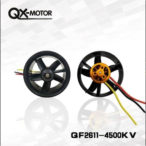 QX-MOTOR 64mm Guided Flow Fan 5 Blades RC Aircraft Drone Accessories for Brushless Motor