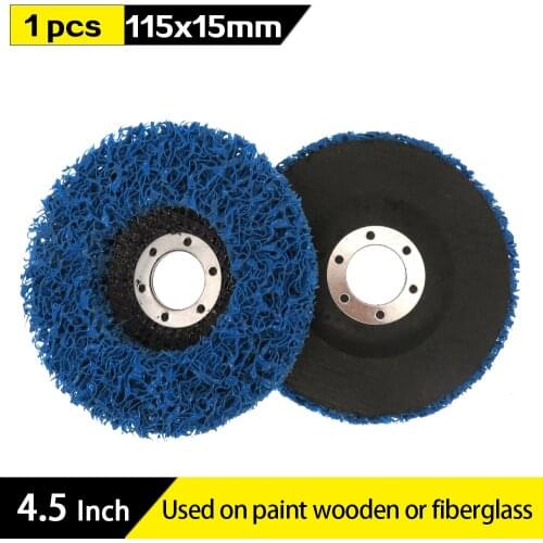 4.5 Inch Blue Grinding Sanding Disc Wheel 115x15mm Paint Rust Remover for Angle Grinder Abrasive tool