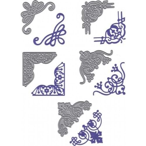 Fabulous Corner Metal Cutting Dies Stencil for DIY Scrapbooking Photo Album Embossing Paper Cards Decorative Crafts Die Cuts