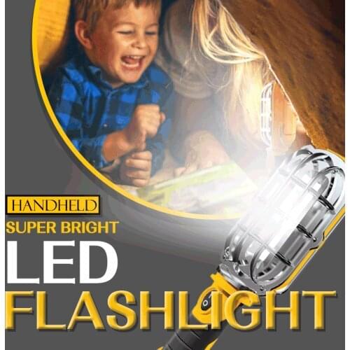 Handy Brite Handheld LED Flashlight Cordless Lightweight Inspection Lights As Camping Tent Illumination and Auto repair light