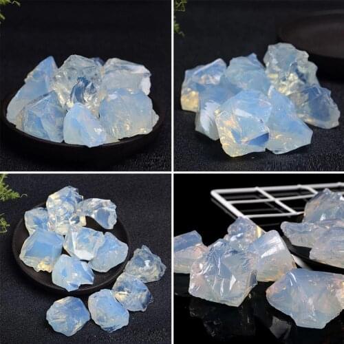High Quality DIY Crafts Natural Opal Crystal Rough Stone Mineral Specimens Quartz Crystal Stones Home Garden Fish Tank Decor