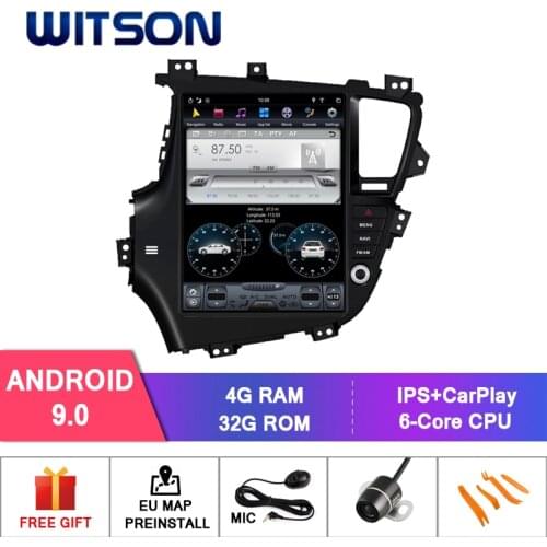 WITSON Android 9.0 TESLA FOR KIA K5 (Auto Air-Conditioner version) HIGH 4GB 32GB GPS NAVIGATION AUTO STEREOVERTICAL SCREEN