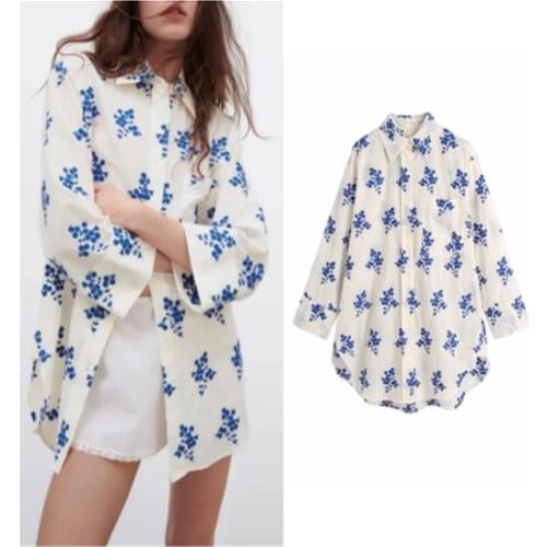 Блузки с вышивкой Zary Daisy China At AliExpress