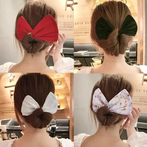 Ladies Leopard Print Hair Tie Bowknot Printed Ball Headband Hair Artifact Fixed Ponytail Hairbands Girls Gift Hair Accessories