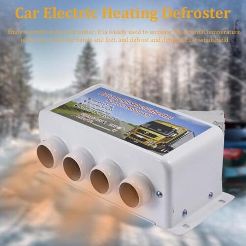12V/24V Car Auto Vehicle Portable Electric Defroster Heating Fan Defroster Window Screen Demister Hot Warm Air Conditioner