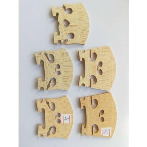 2 PCs Best Maple Wood Violin Bridge 4/4 In 5 Types Total 10PCs