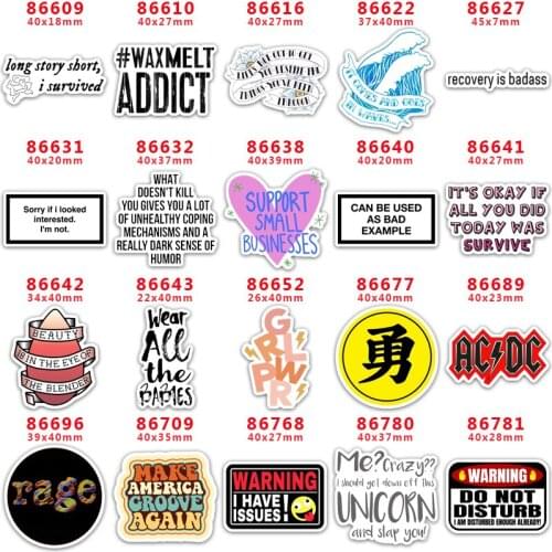 30pcs/Lot Money Dollars Printed Planar Resin for Hair Bows PR86609