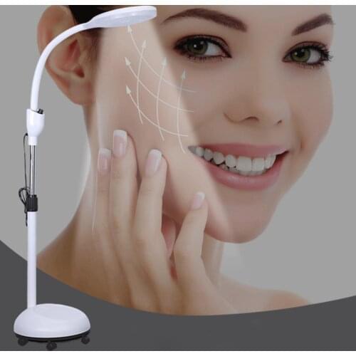 AC110-240V Dimming LED Medical Floor Lamp 8X Magnifying Glass Cold Light Operation Shadowless Lamp For Beauty Salon Nail Tattoo