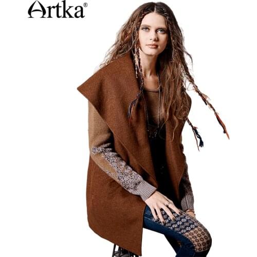 Женские трикотажные пальто Artka China At AliExpress