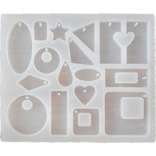 Heart Earrings Necklace Pendant Resin Molds Silicone Earring Molds Epoxy Resin Jewelry Molds Resin Casting Pendant Molds